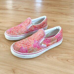 Vans Classic Slip-On Shoe Kids size 2.5 US Excellent Condition